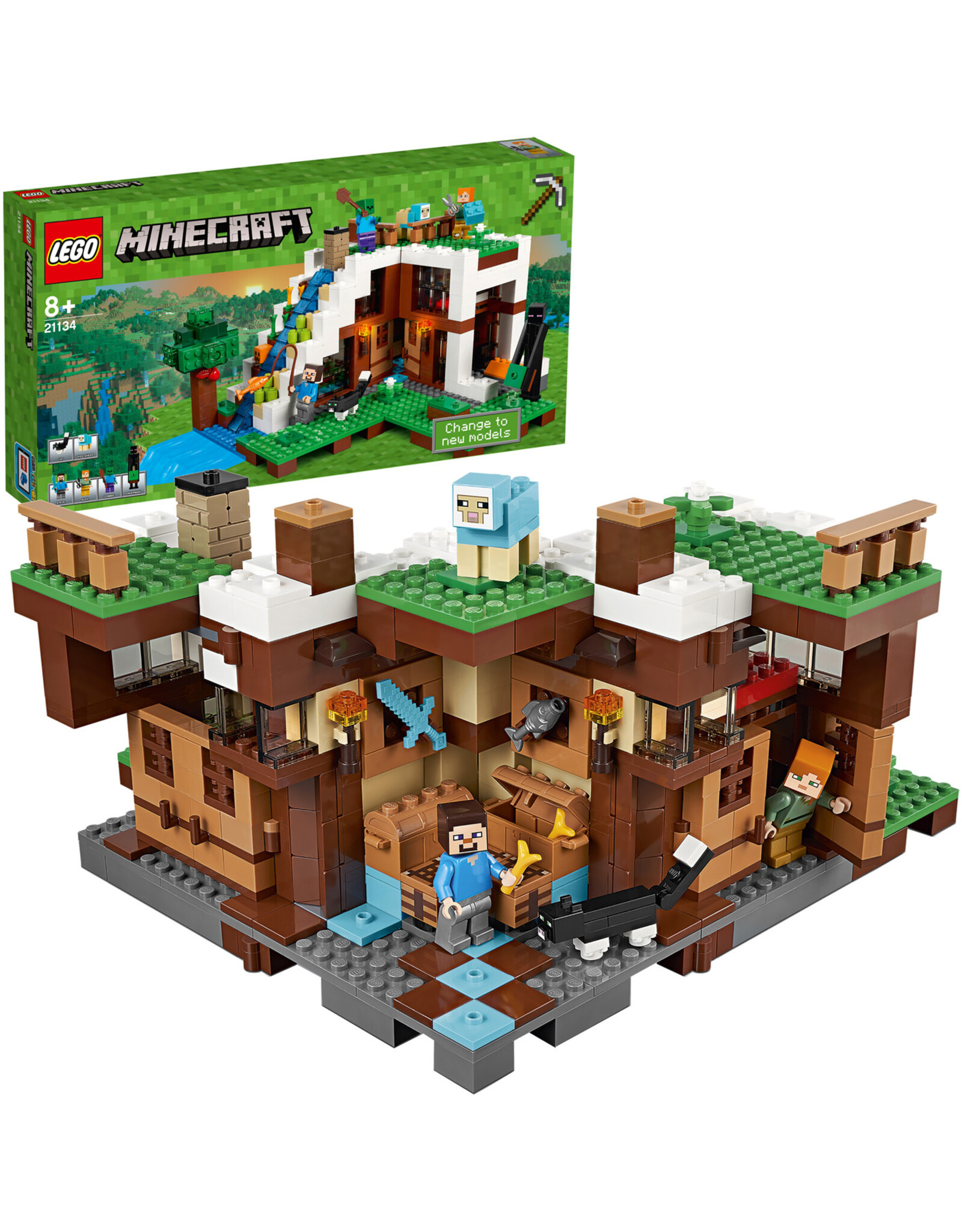 LEGO Lego Minecraft 21134 De Watervalbasis -  Waterfall Base