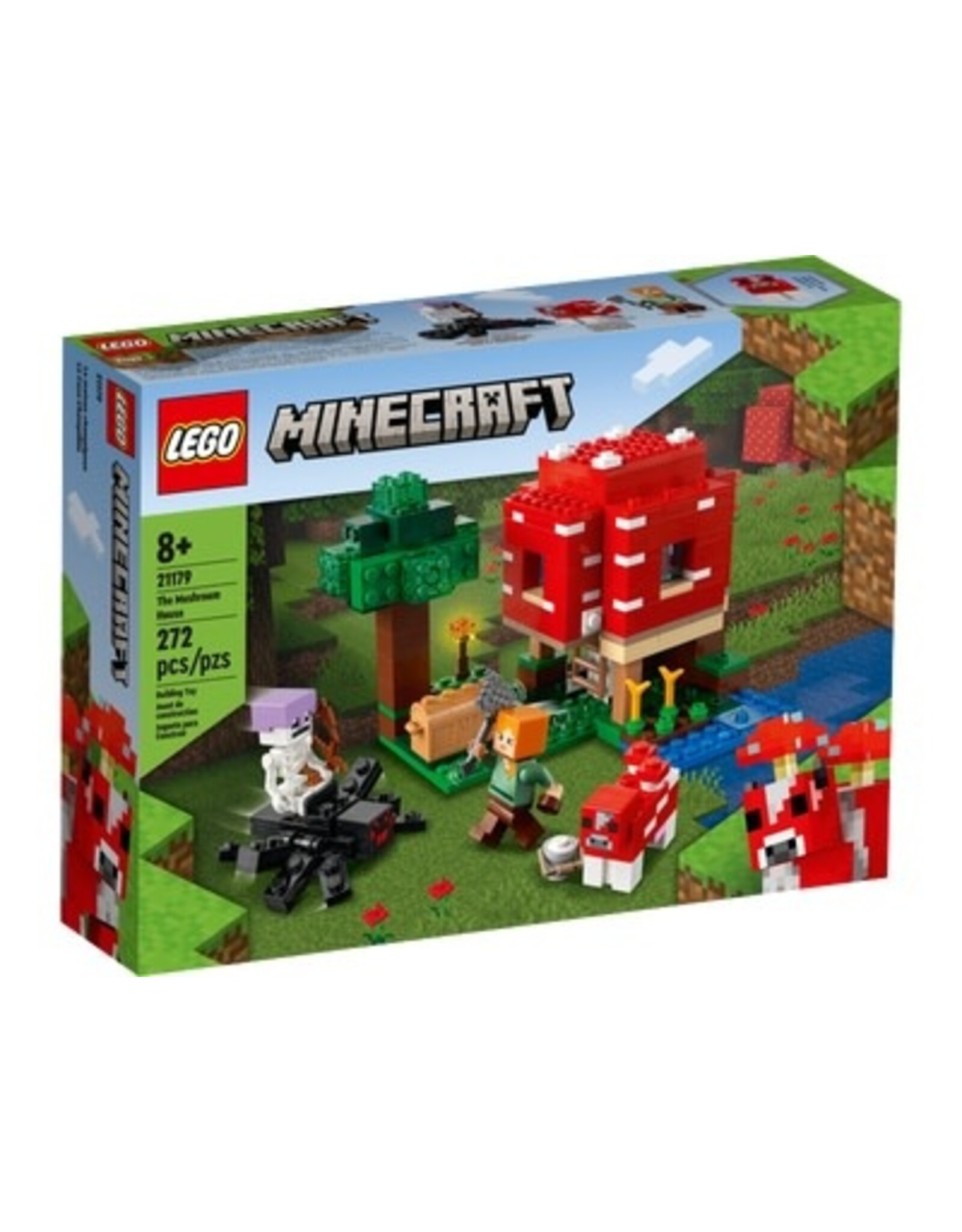 LEGO Lego Minecraft 21179 Het Paddenstoelenhuis