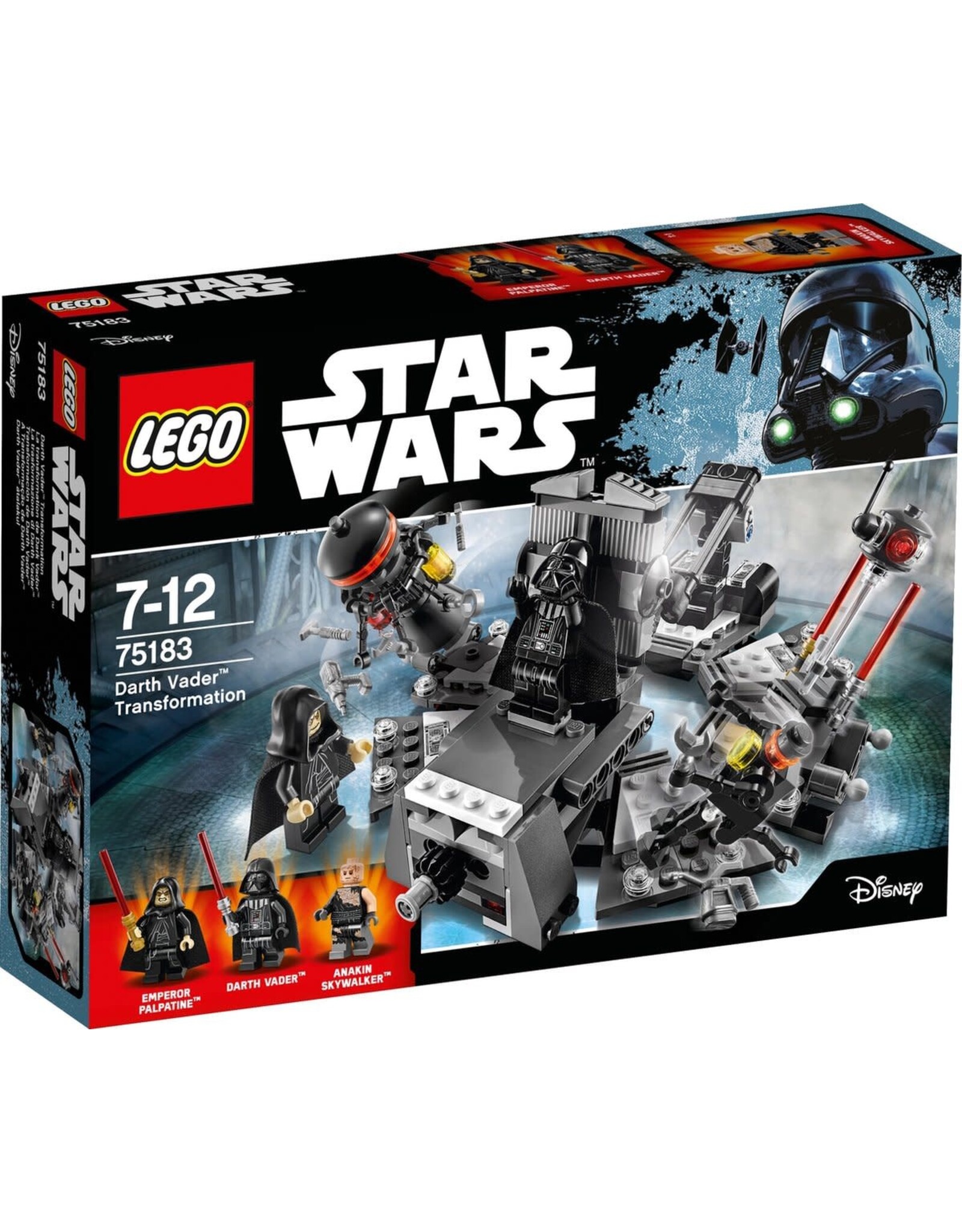 LEGO Lego Star Wars 75183 Dart Vader Transformatie – Darth Vader Transformation