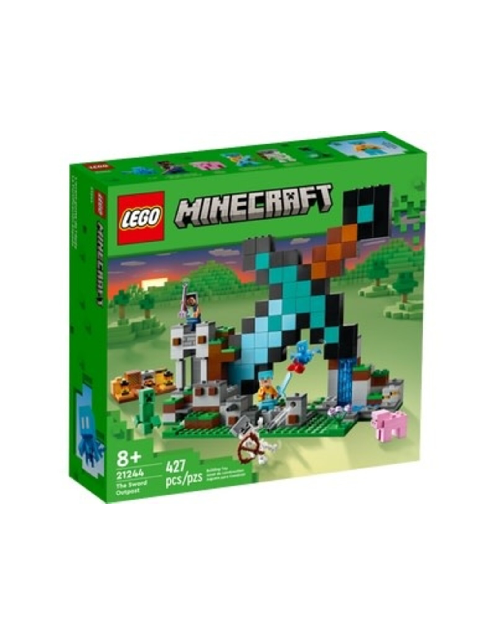 LEGO Lego Minecraft 21244 Uitvalbasis Zwaard