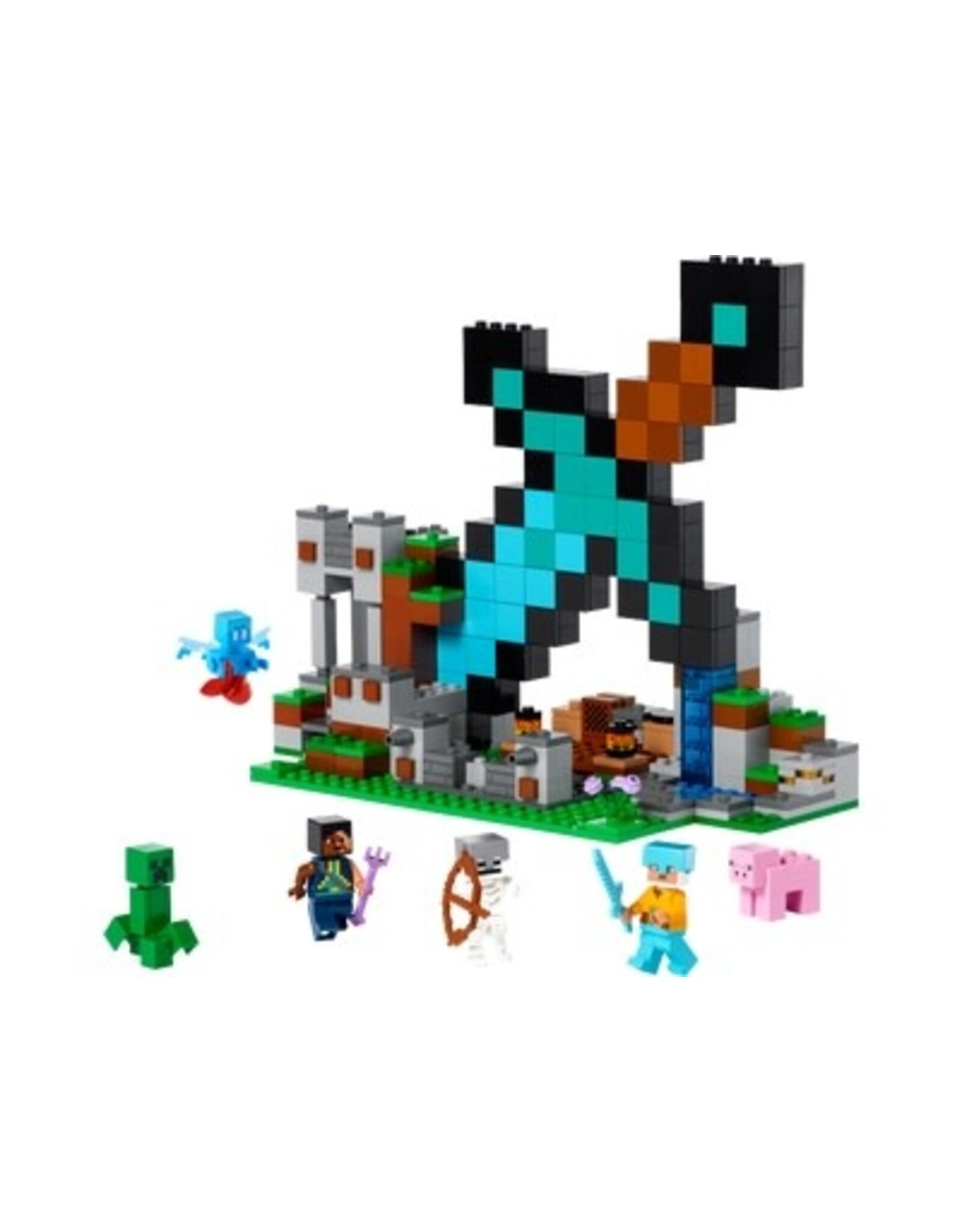LEGO Lego Minecraft 21244 Uitvalbasis Zwaard