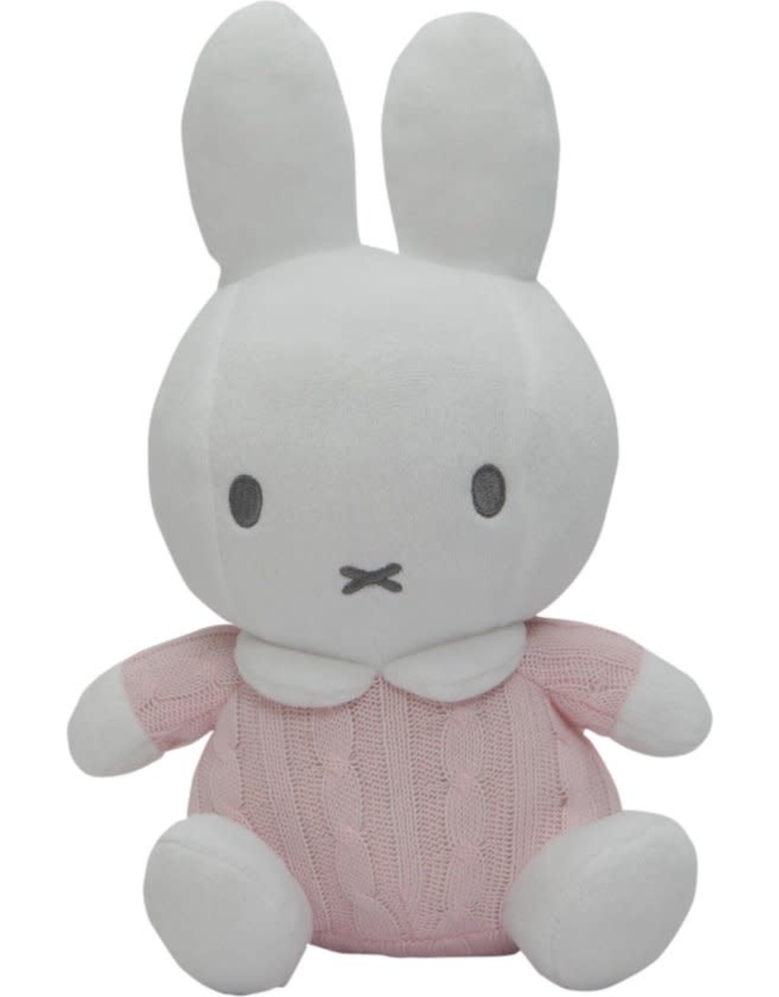 Nijntje Knuffelrammelaar Nijntje Gebreid Roze 25cm