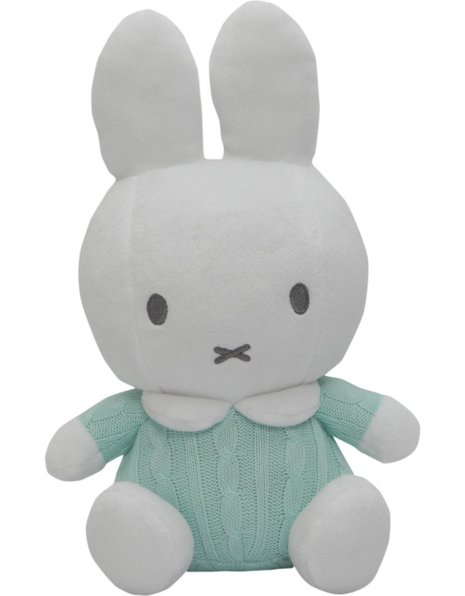 Tiamo Knuffelrammelaar Nijntje Gebreid Mintgroen 25cm