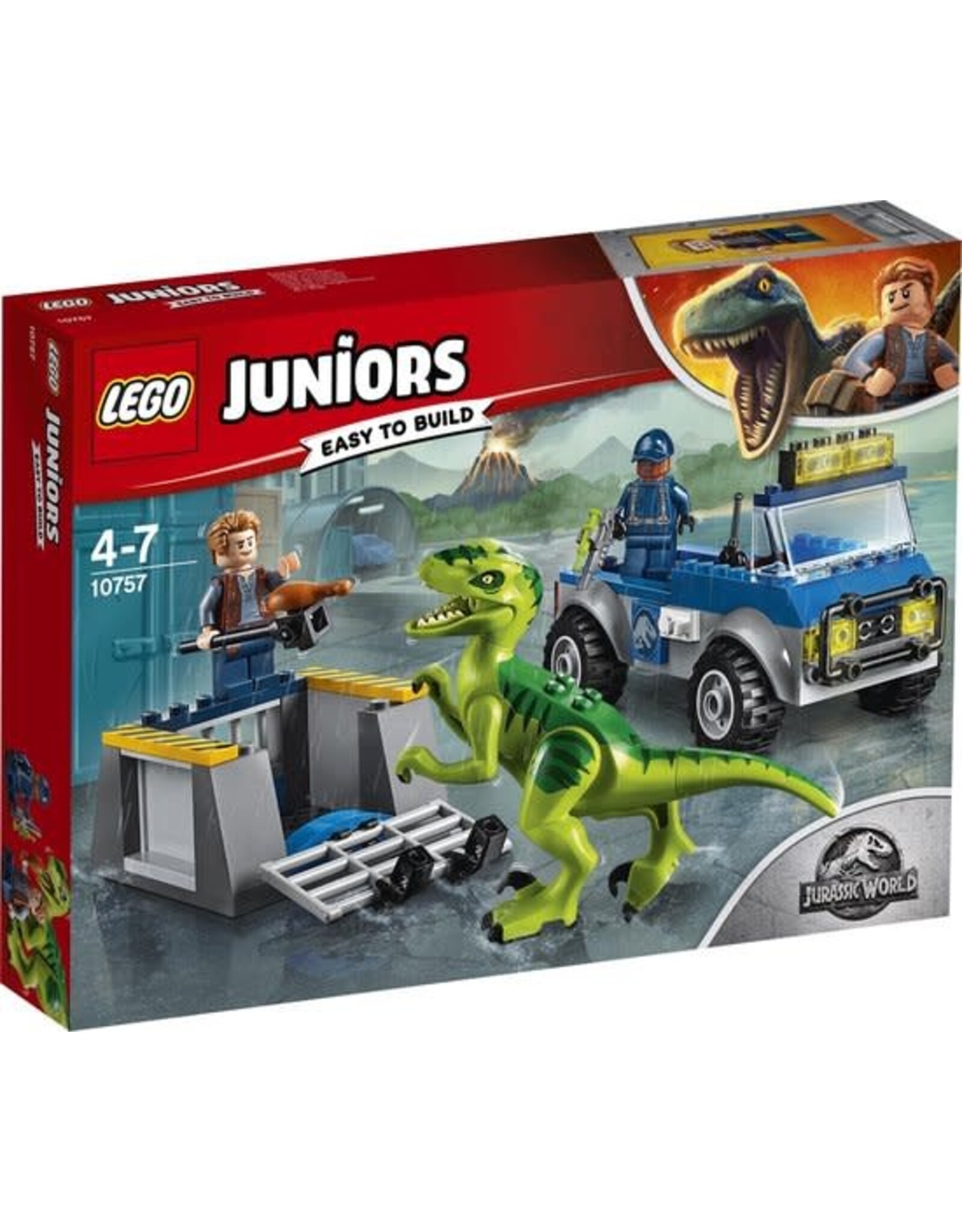 LEGO Lego Juniors 10757 Jurassic World:  Raptor Reddingsauto - Raptor Rescue Truck