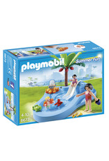 Playmobil Playmobil Summer Fun 6673 Kinderbad met Glijbaan