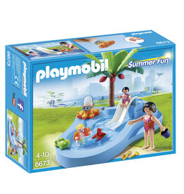 Playmobil Playmobil Summer Fun 6673 Kinderbad met Glijbaan