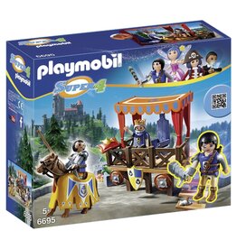 Playmobil Playmobil 6695 Super 4 Koningstribune met Alex
