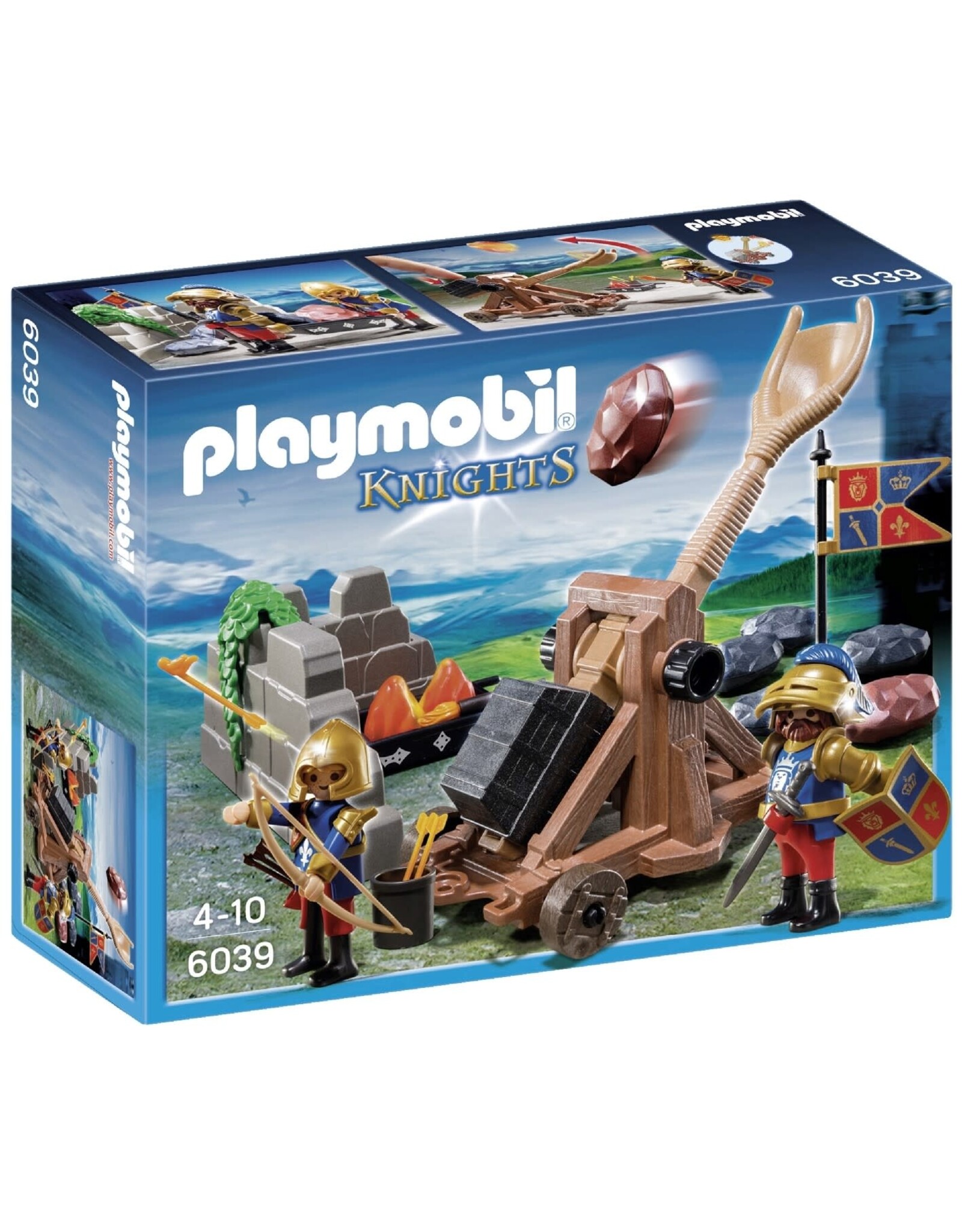 Playmobil Playmobil Knights 6039 Katapult van de Leeuwenridders