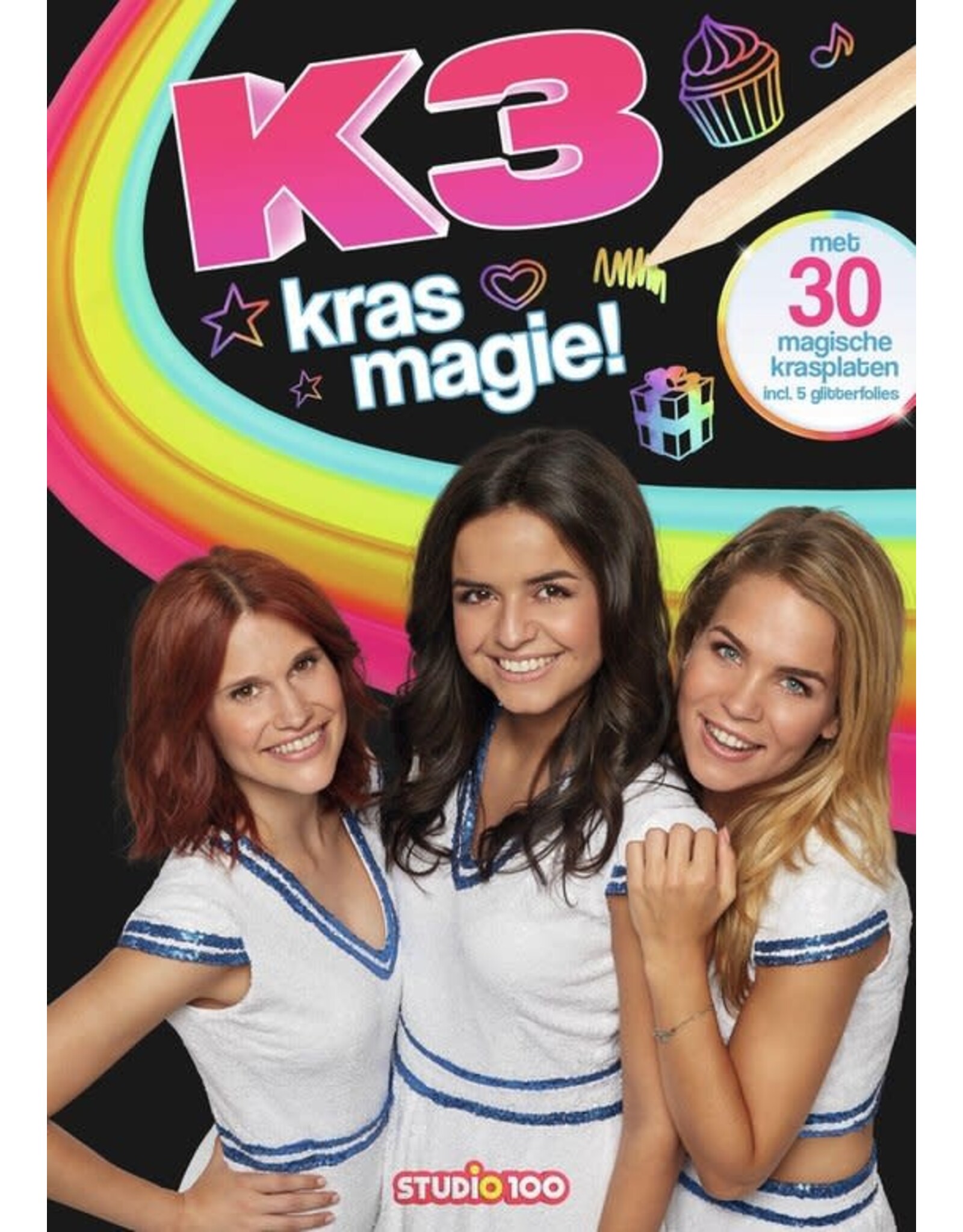 Studio 100 Kleurboek K3 Kras Magie
