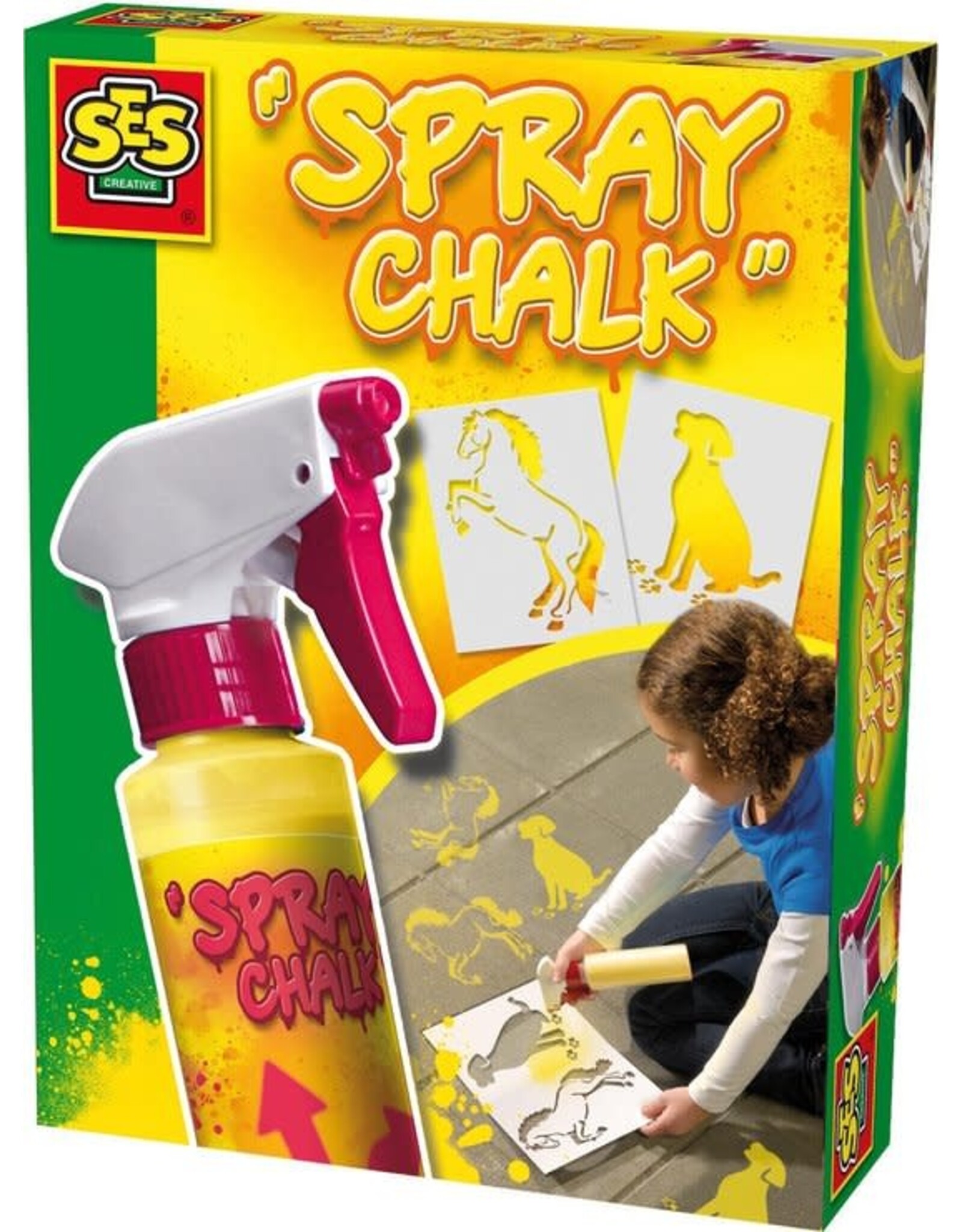 SES Creative SES Creative Spuitkrijt Geel