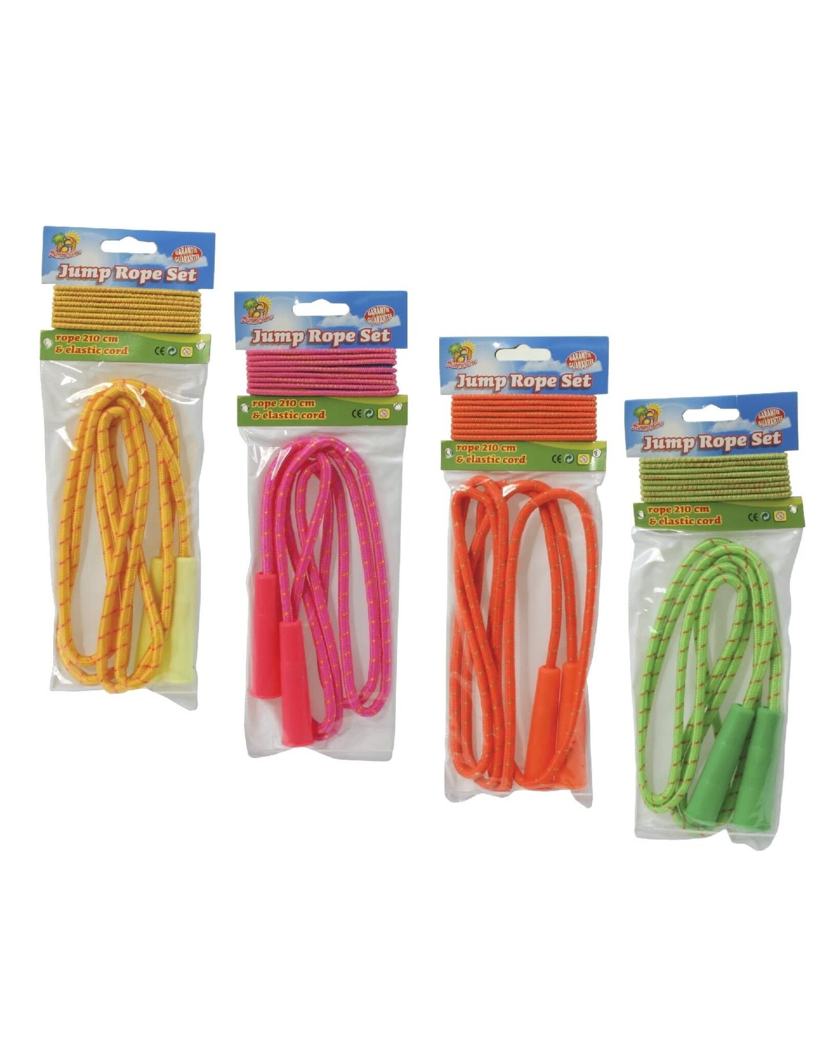 Springtouw + Elastiek 210cm assorti