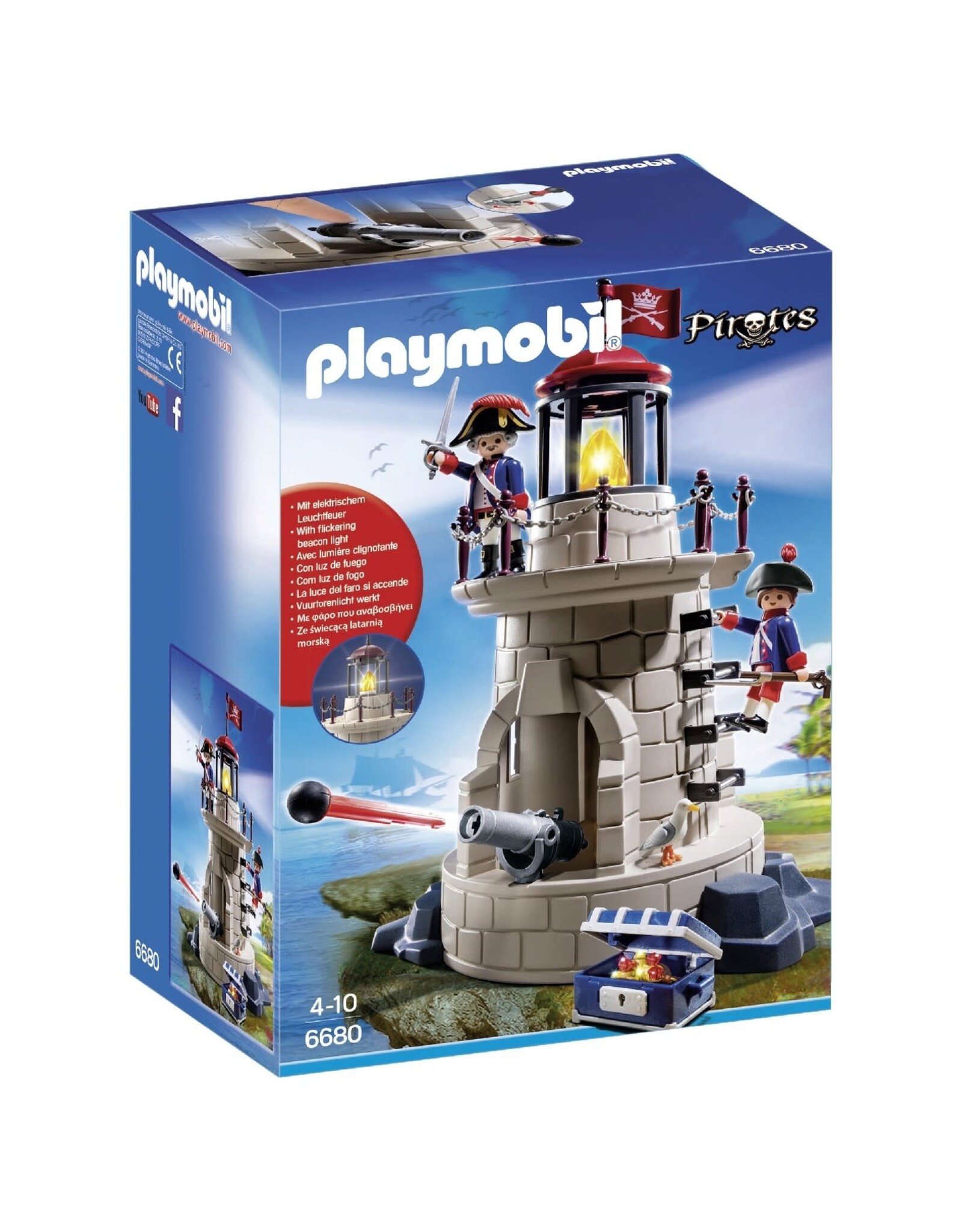 Playmobil Playmobil Pirates 6680 Soldaten met Vuurtoren