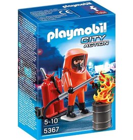 Playmobil Playmobil City Action 5367 Brandweerman met Gaspak