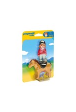 Playmobil Playmobil 1-2-3 6973 Ruiter met Paard