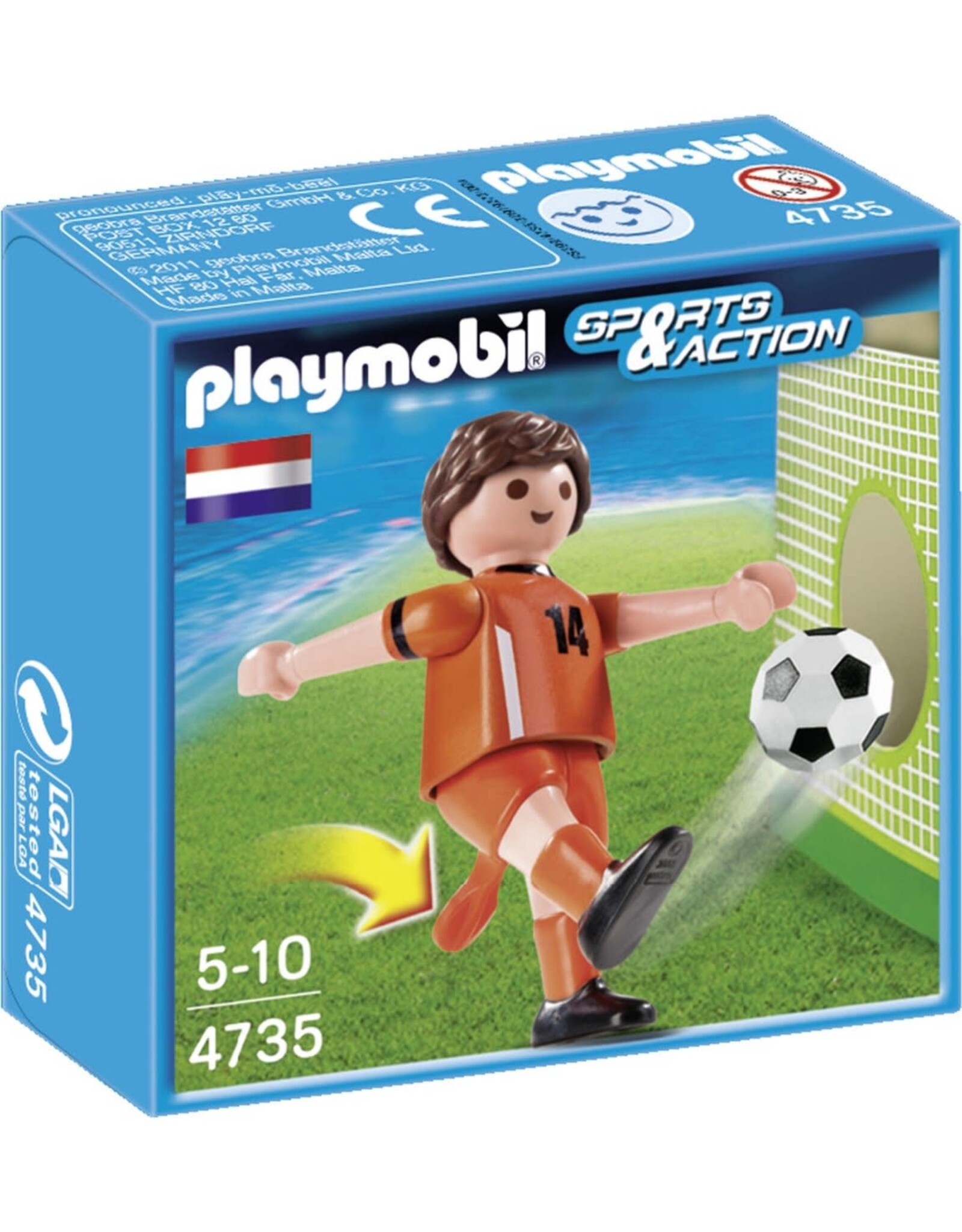 Playmobil Playmobil Sports & Action 4735 Voetbalspeler Oranje 2014