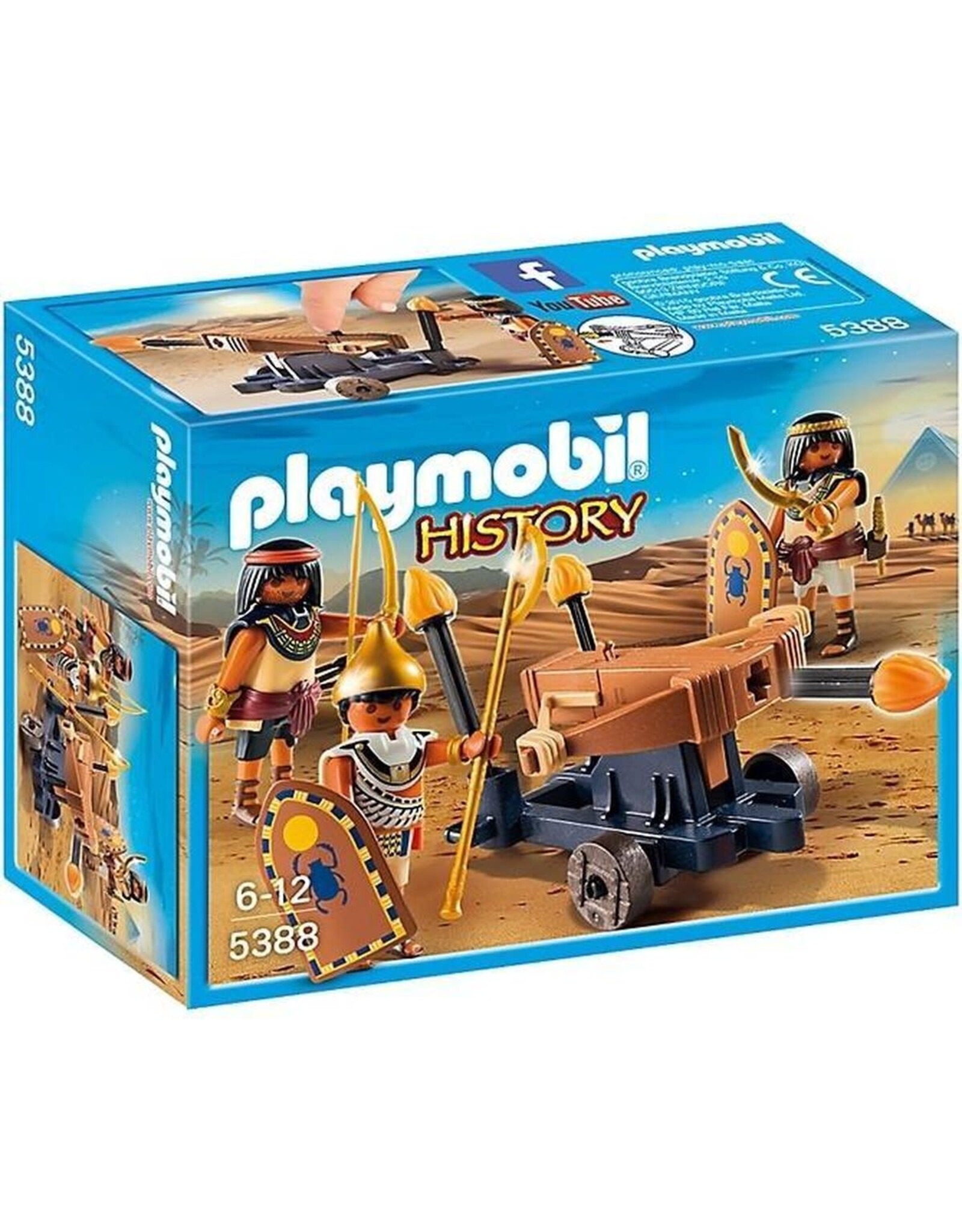 Playmobil Playmobil History 5388 Soldaten van de Farao met Ballista