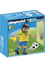 Playmobil Playmobil Sports & Action 4799 Voetbalspeler Brazilië