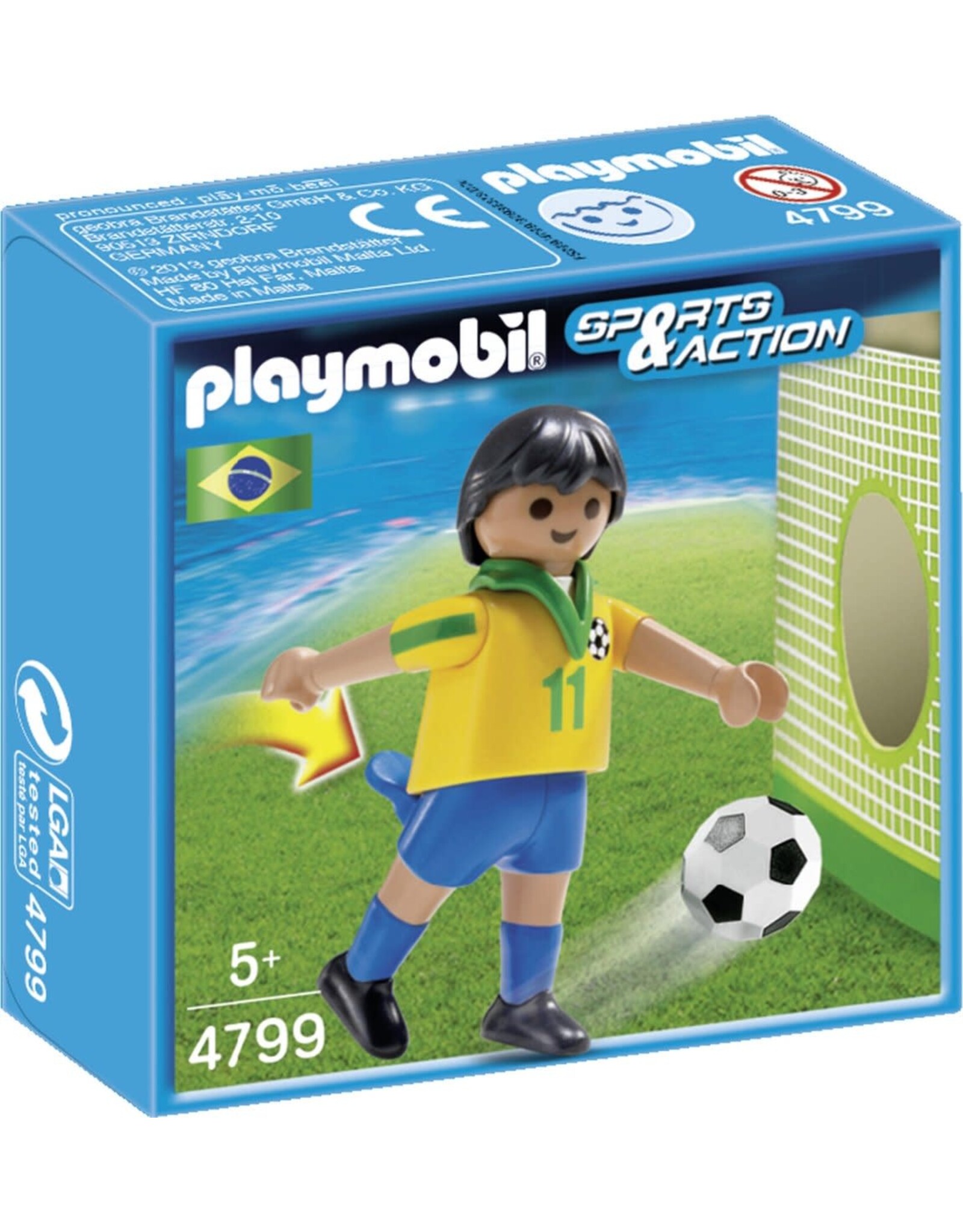 Playmobil Playmobil Sports & Action 4799 Voetbalspeler Brazilië