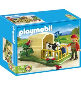 Playmobil Playmobil 5124 Boerin Met Kalf