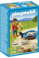 Playmobil Playmobil 5126 Meisje met Poezenfamilie