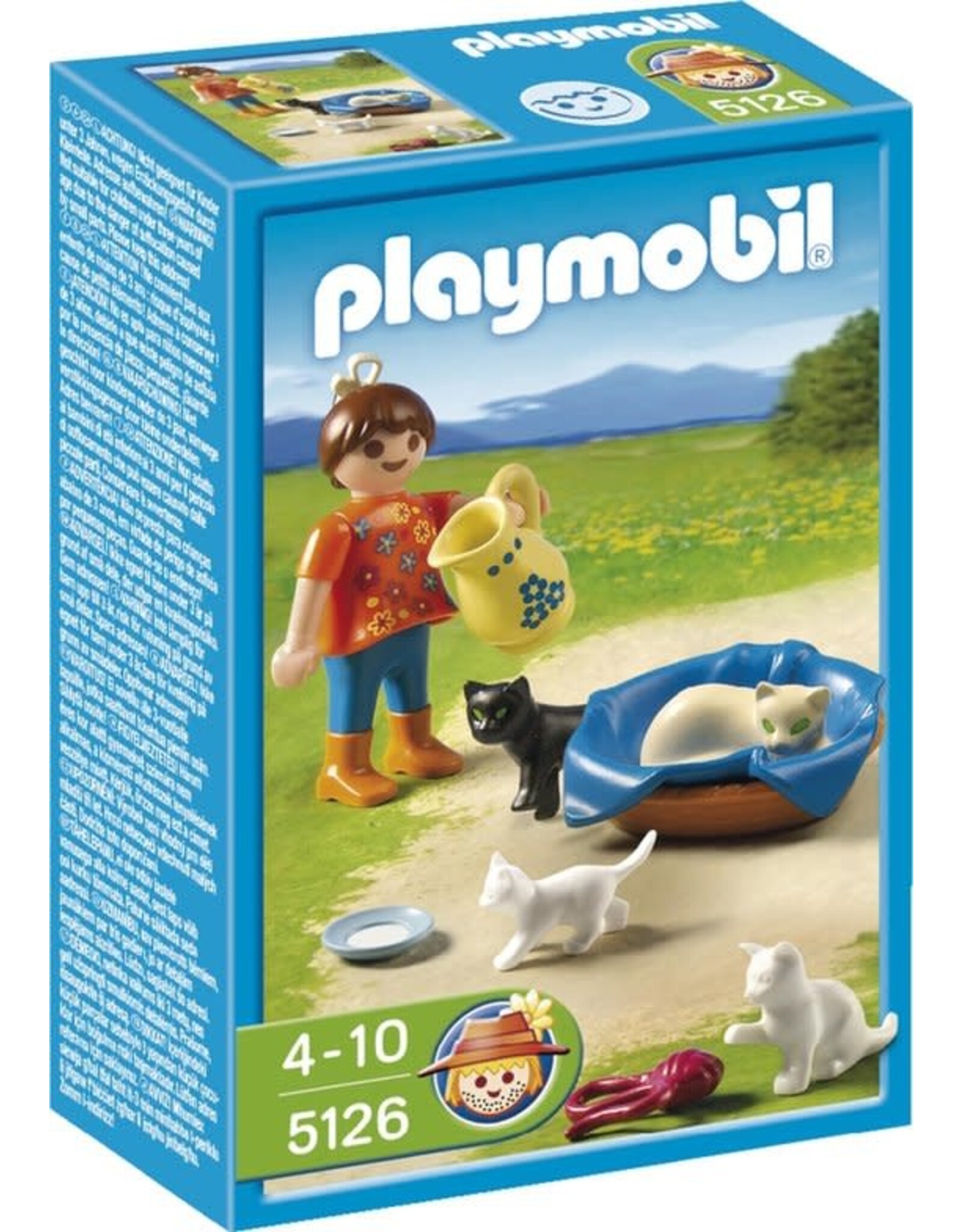 Playmobil Playmobil 5126 Meisje met Poezenfamilie