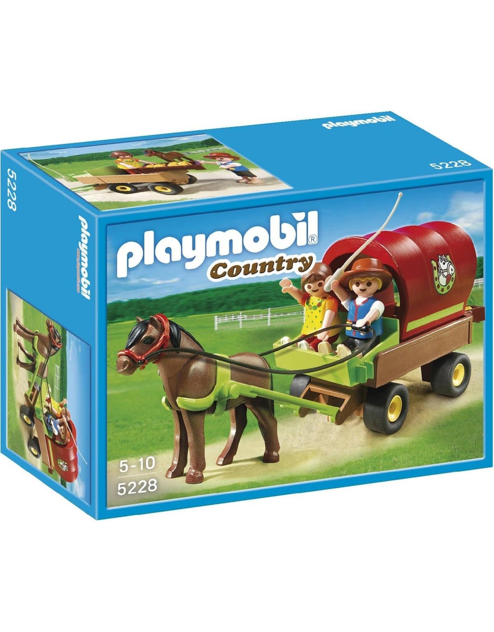 Playmobil Playmobil Country 5228 Pony met Huifkar