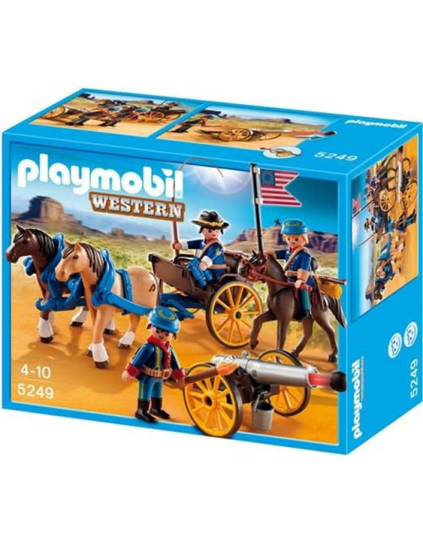 Playmobil Playmobil Western 5249 Kanontransport met Paard en Kar