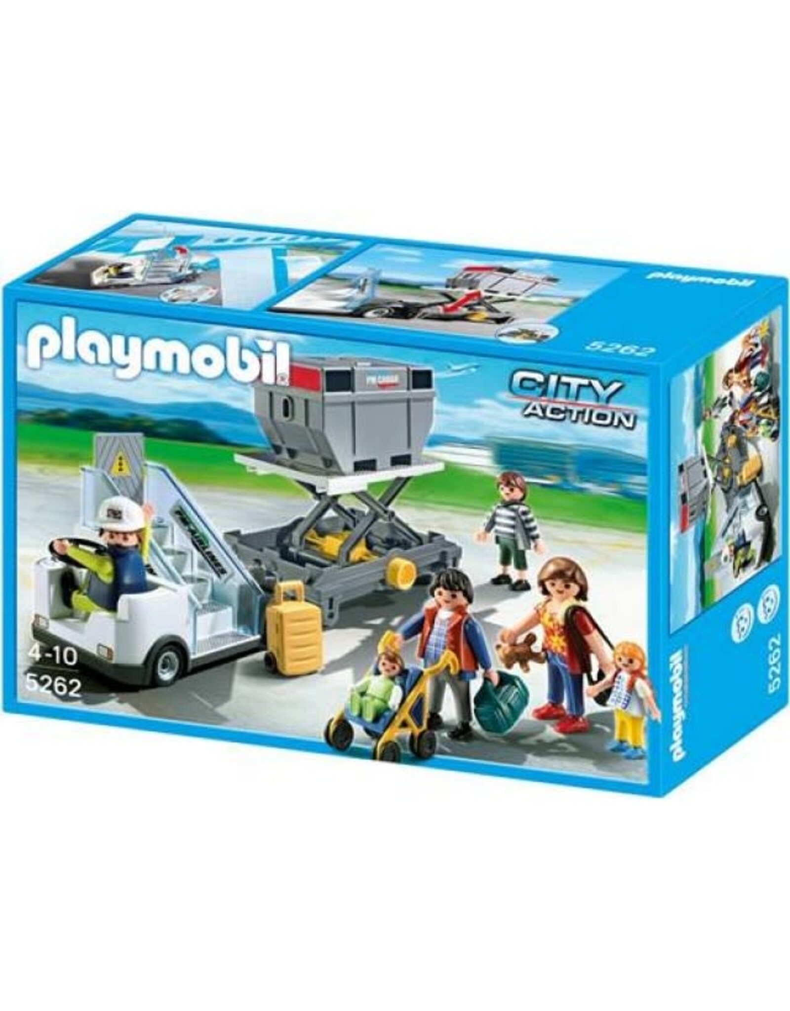 Playmobil Playmobil City Action 5262 Vliegtuigtrap met Passagiers