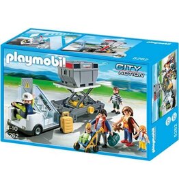 Playmobil Playmobil City Action 5262 Vliegtuigtrap met Passagiers