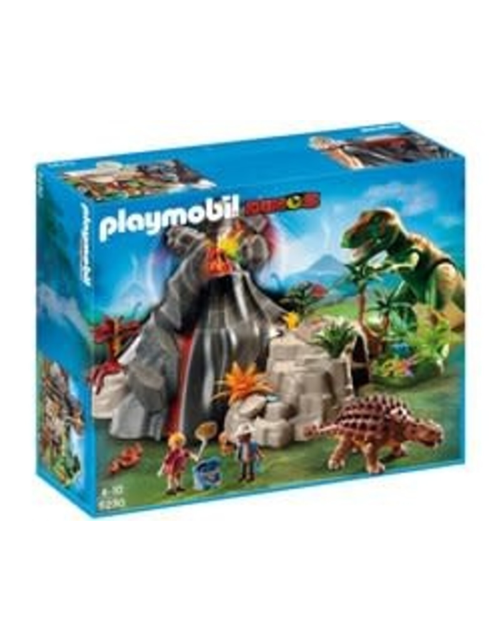 Playmobil Playmobil Dinos 5230:  T-Rex en Saichania met Vulkaan