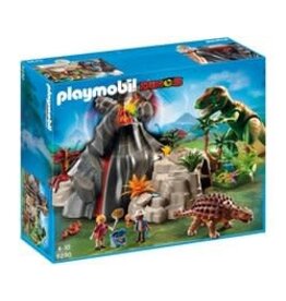 Playmobil Playmobil Dinos 5230:  T-Rex en Saichania met Vulkaan