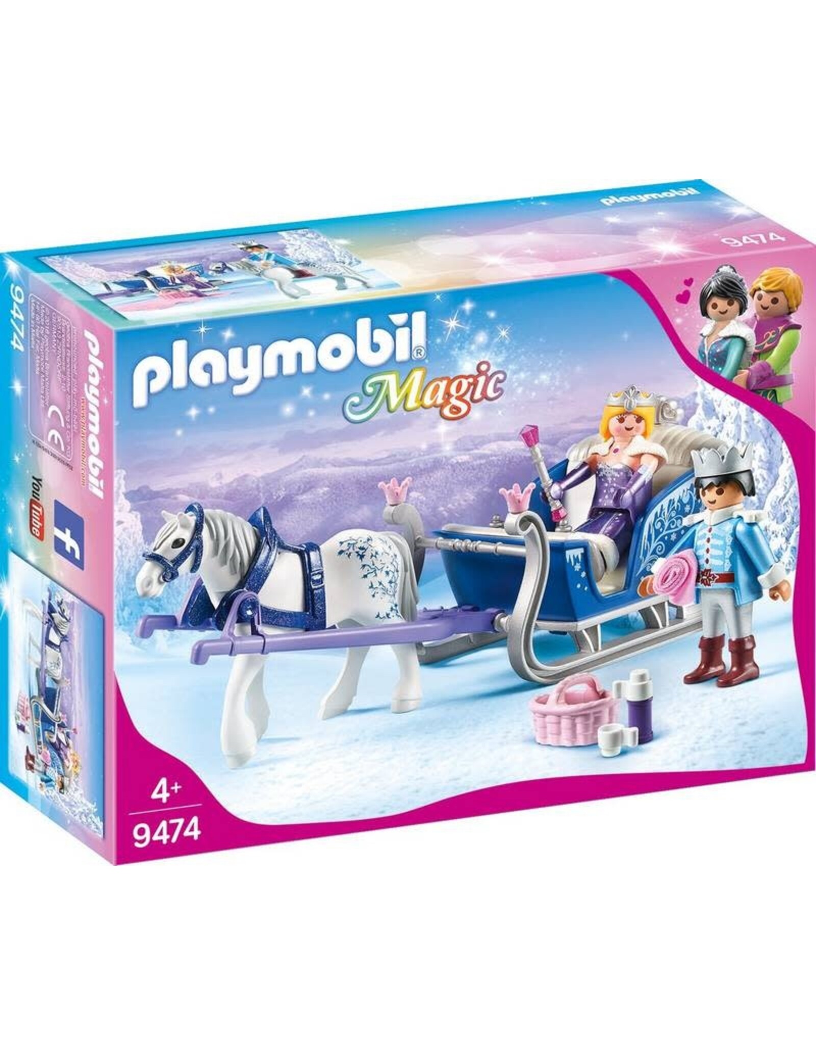 Playmobil Magic 9474: Koninklijk Paar met Slee