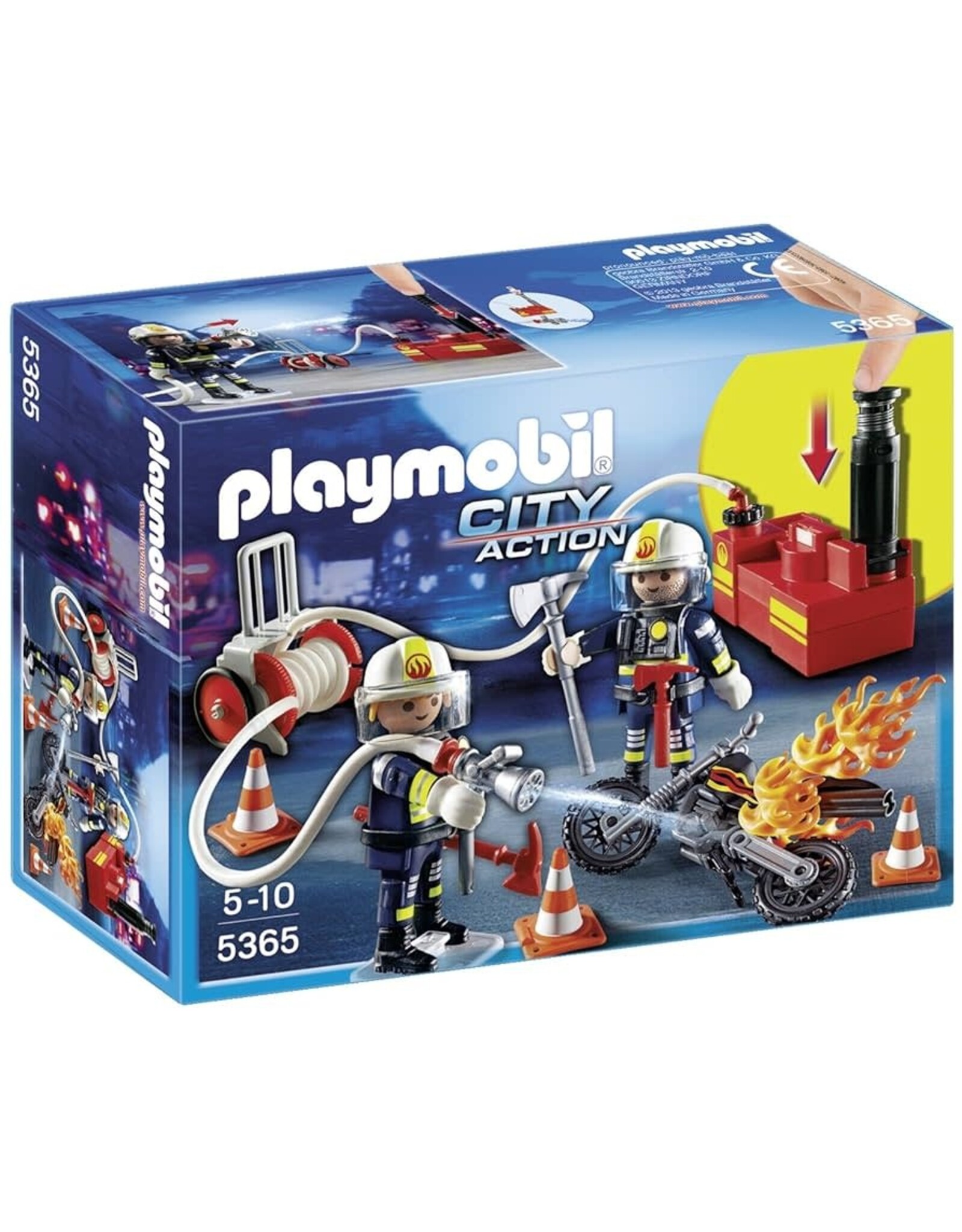 Playmobil City Action 5365: Brandweermannen met Brandslang