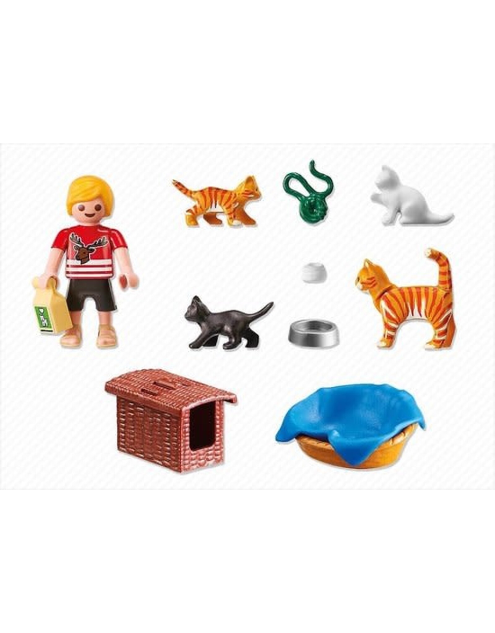 Playmobil Playmobil City life 5535 Poezenfamilie met Mand