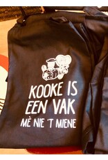 Schort zwart met zeeuwse tekst