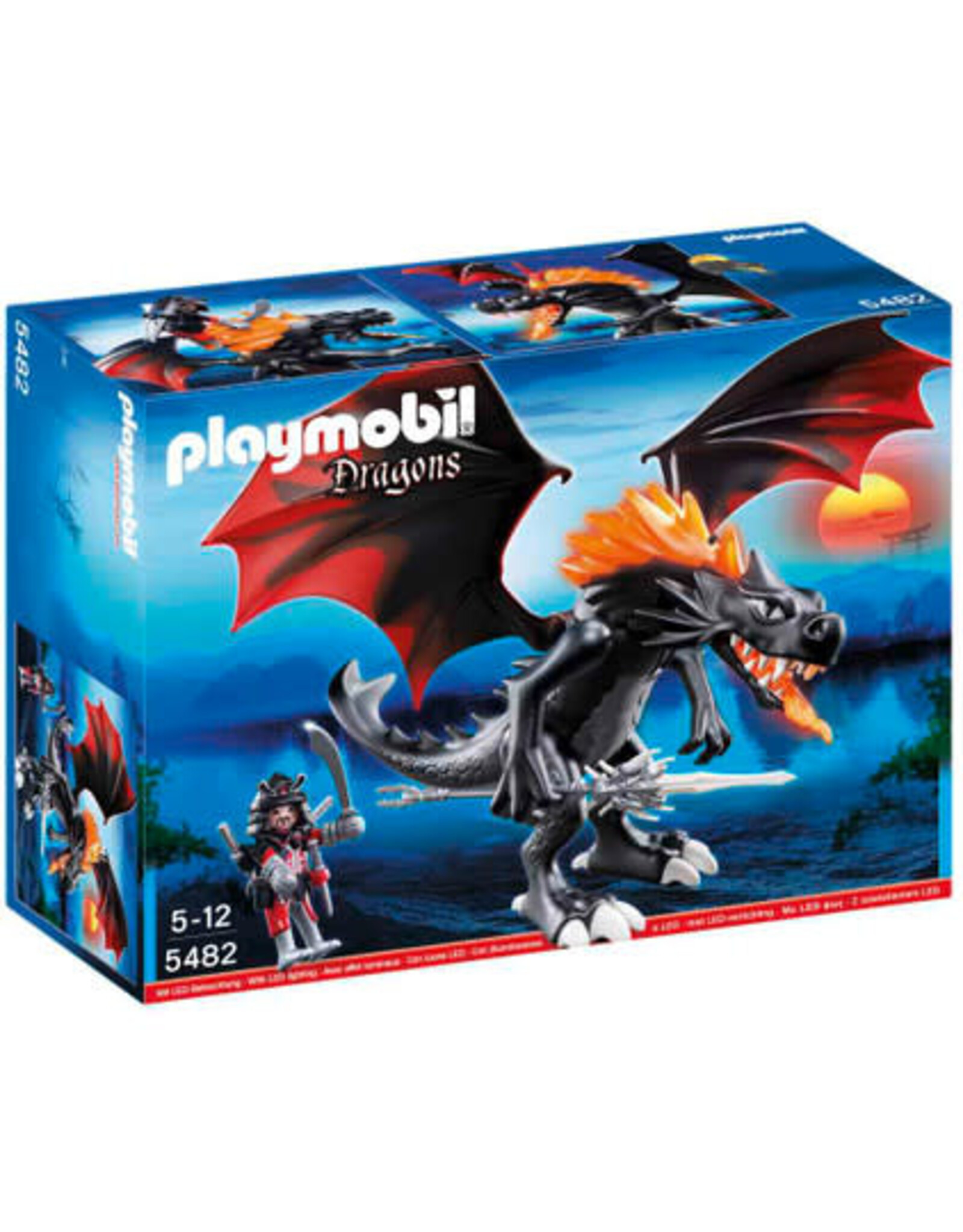 Playmobil Playmobil Dragons 5482 Grote koningsdraak met Lichtgevende Vlam