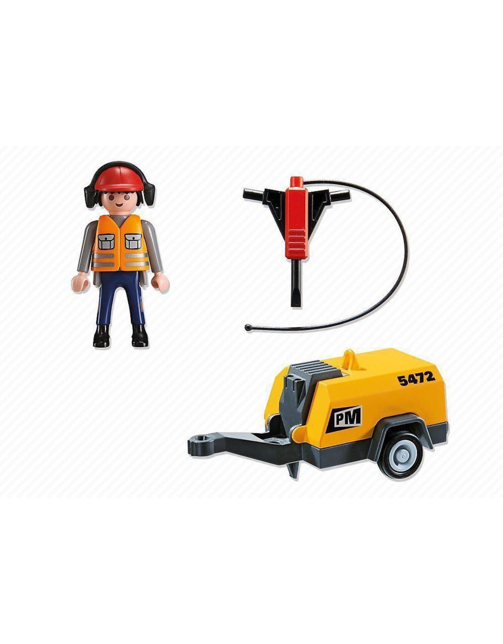 Playmobil Playmobil City Action 5472 Werkman met Drilboor