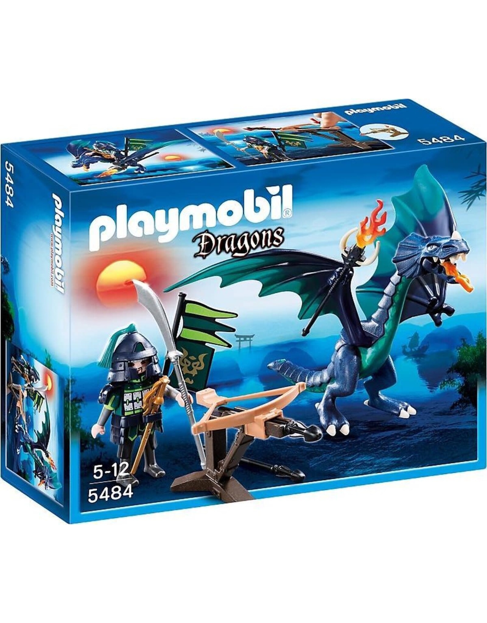Playmobil Playmobil Dragons 5484 Draak met Krijger