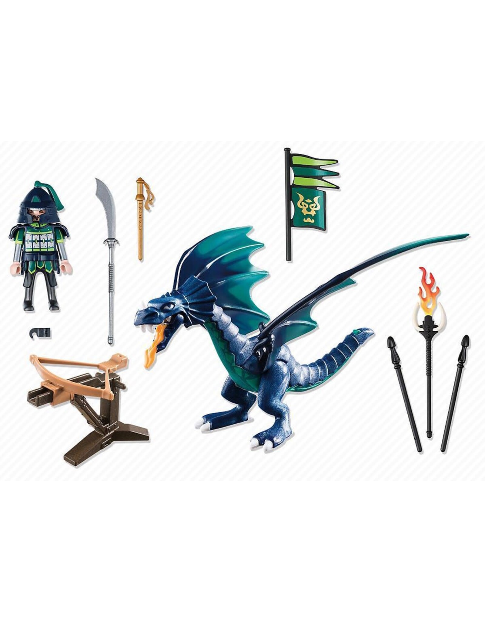 Playmobil Playmobil Dragons 5484 Draak met Krijger