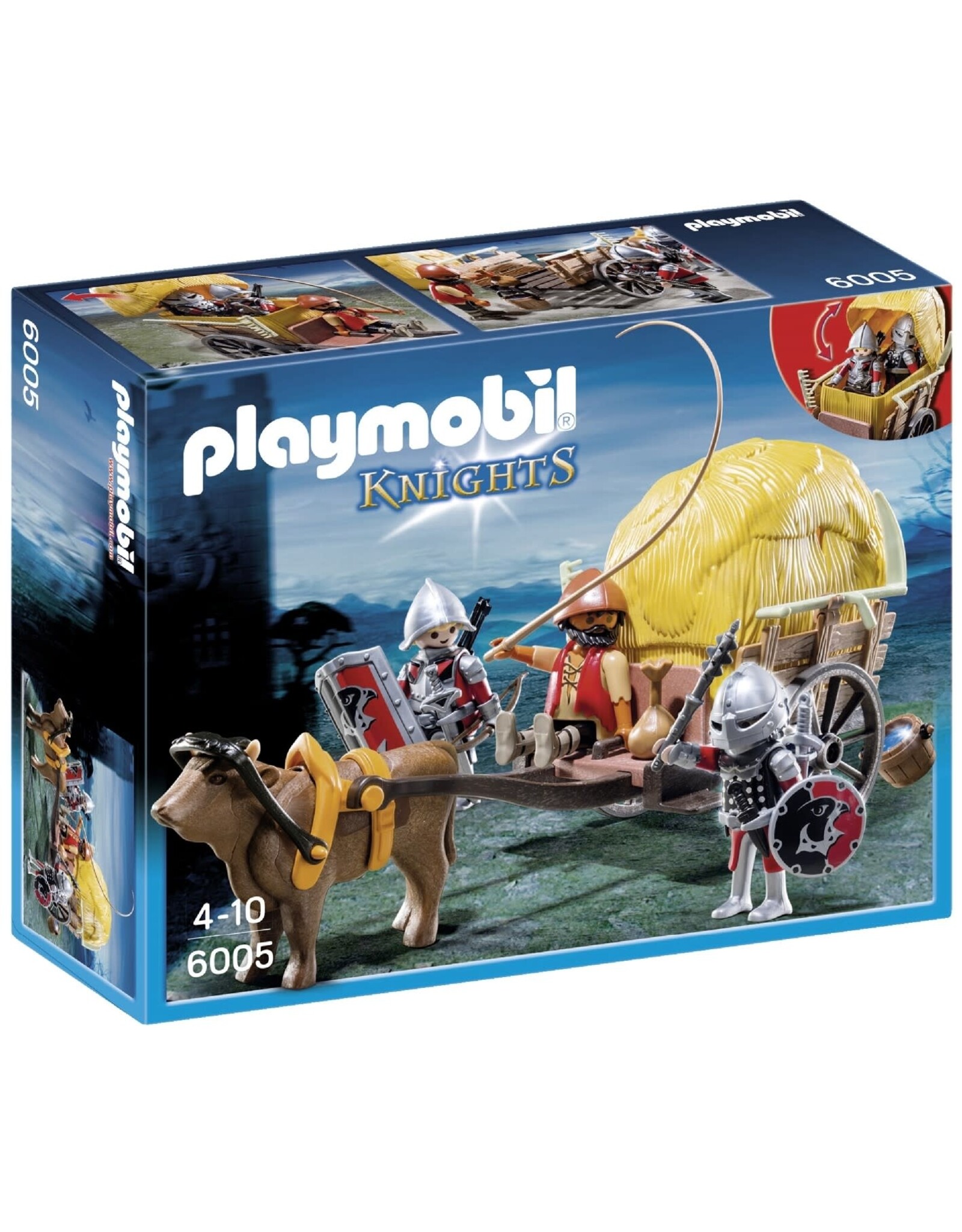 Playmobil Playmobil Knights 6005 Camouflage Hooiwagen van de Valkenridders