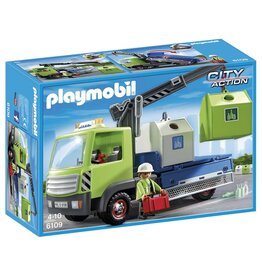 Playmobil Playmobil City Action 6109 Containerwagen met Glascontainers