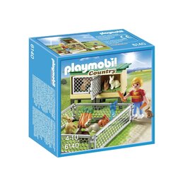 Playmobil Playmobil Country 6140 Konijnenhok met Buitenren