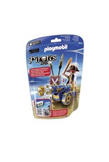 Playmobil Playmobil Pirates 6164 Officier met Blauw Kanon