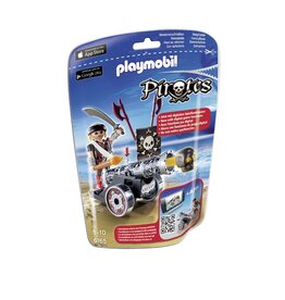 Playmobil Playmobil Pirates 6165 Piraat met Zwart Kanon