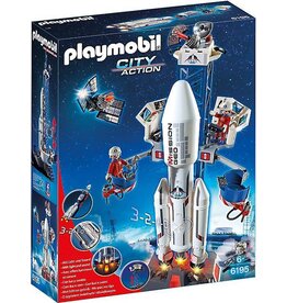 Playmobil Playmobil City Action 6195 Lanceerbasis met Raket