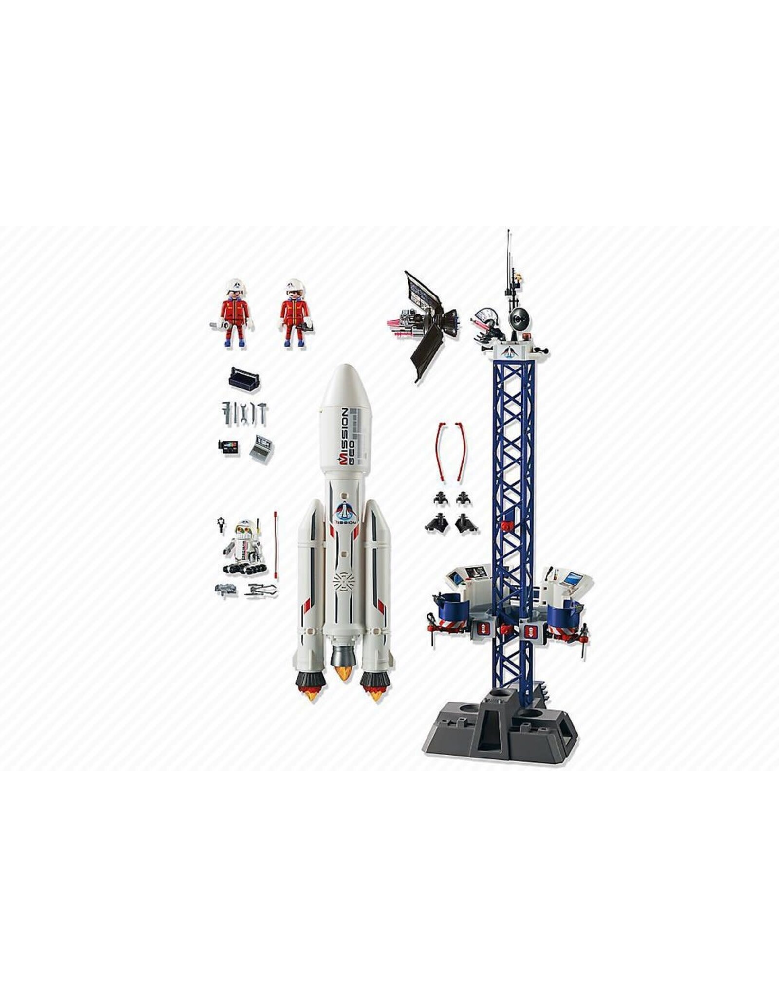 Playmobil Playmobil City Action 6195 Lanceerbasis met Raket