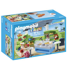 Playmobil Playmobil Summer Fun 6672 Winkel met Snackbar