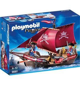 Playmobil Playmobil Pirates 6681 Soldatenzeilschip met Kanonnen