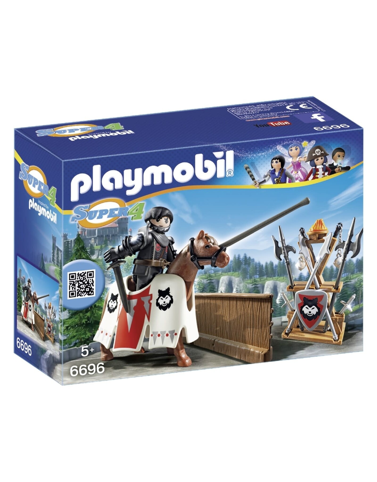 Playmobil Playmobil 6696  Super 4 Heer Rypan, Wachter van de Zwarte Baron