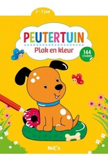Peutertuin: Plak en Kleur Hond 2-3 Jaar